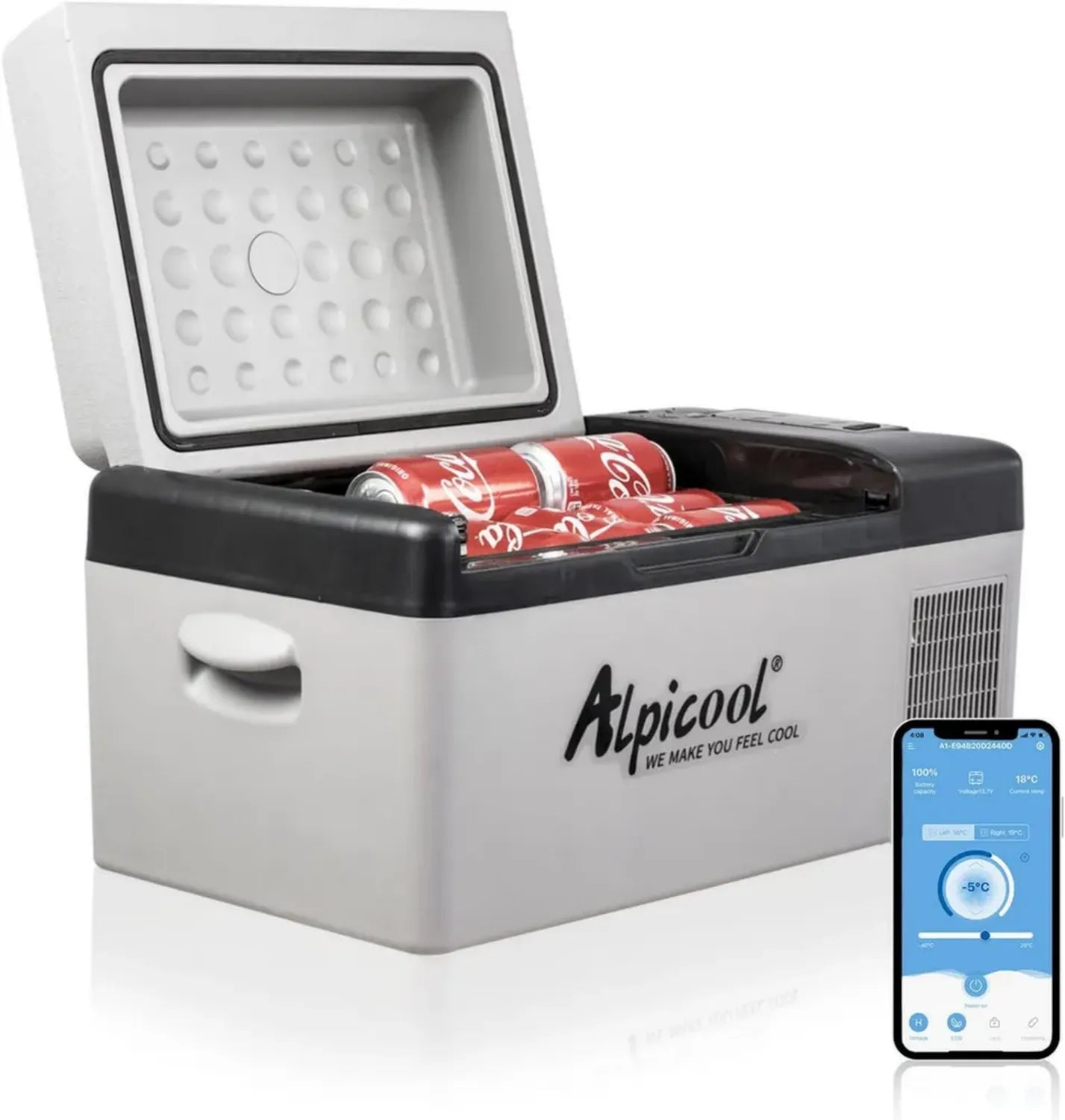 Alpicool 20L Tragbare Kompressor-Kühlbox für Auto & Outdoor