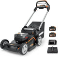 WORX WG749E 40V Akku-Rasenmäher mit Antrieb, bürstenloser Motor, 46 cm Schnittbreite, 7-fache Schnitthöheneinstellung, inkl. Akku und Ladegerät
